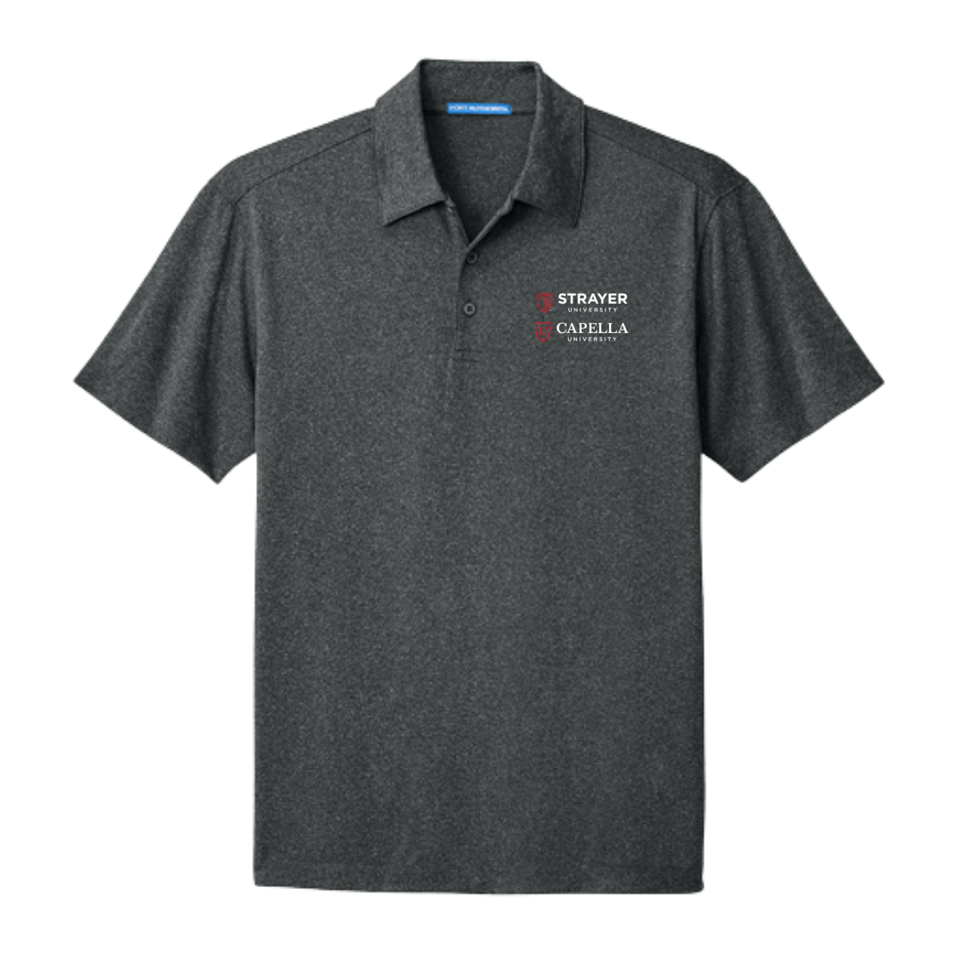 Port Authority® Trace Heather Polo - Charcoal Heather