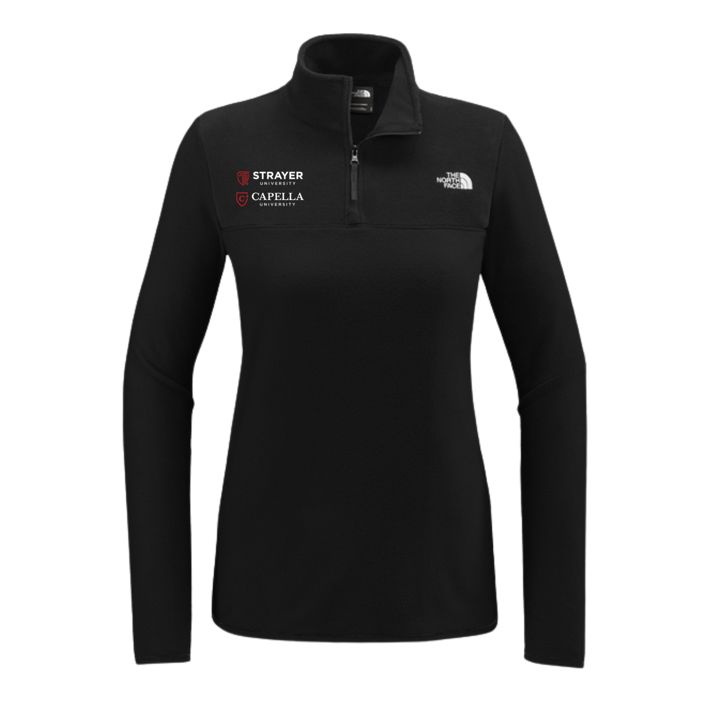 NEW The North Face® Ladies Glacier 1/4-Zip Fleece - TNF Black