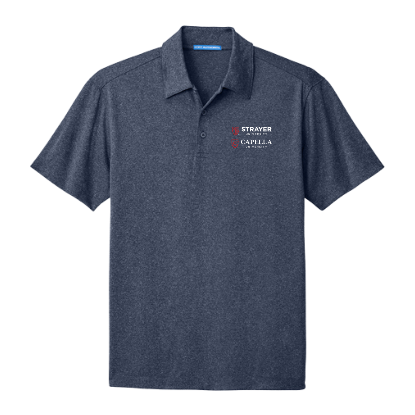 Port Authority® Trace Heather Polo - True Navy Heather