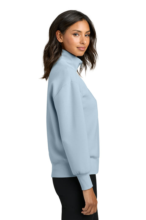 NEW Mercer+Mettle® Women’s Soft Spacer 1/4-Zip - Celestial Blue