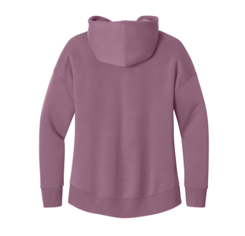 District® Women’s Perfect Weight® Fleece Drop Shoulder Full-Zip Hoodie - Orchid Haze