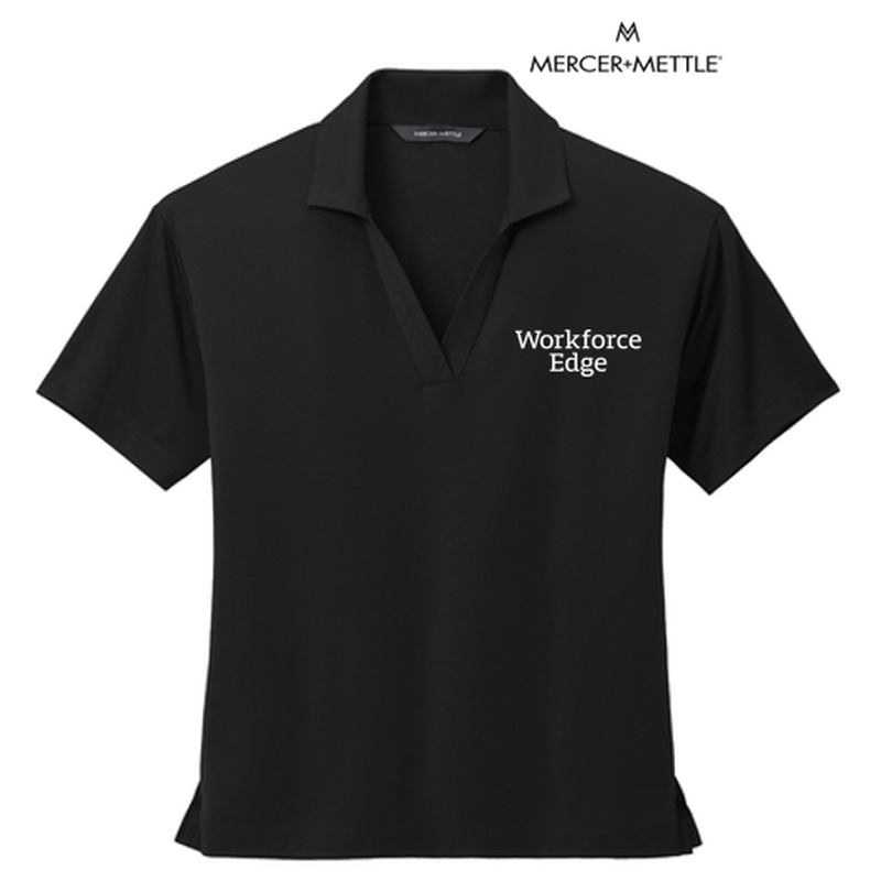 Mercer+Mettle™ Women’s Stretch Jersey Polo - Black