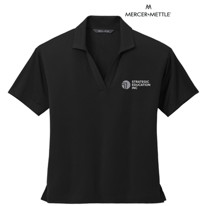 Mercer+Mettle™ Women’s Stretch Jersey Polo - Black