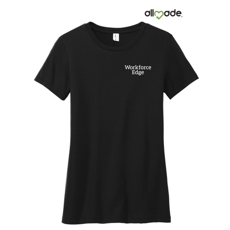 Allmade® Women’s Tri-Blend Tee - Deep Black