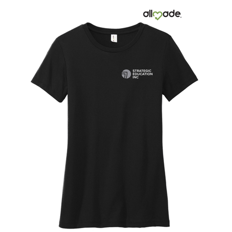Allmade® Women’s Tri-Blend Tee - Deep Black