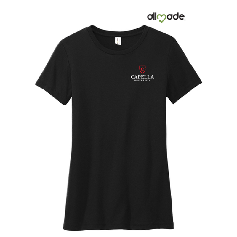 Allmade® Women’s Tri-Blend Tee - Deep Black
