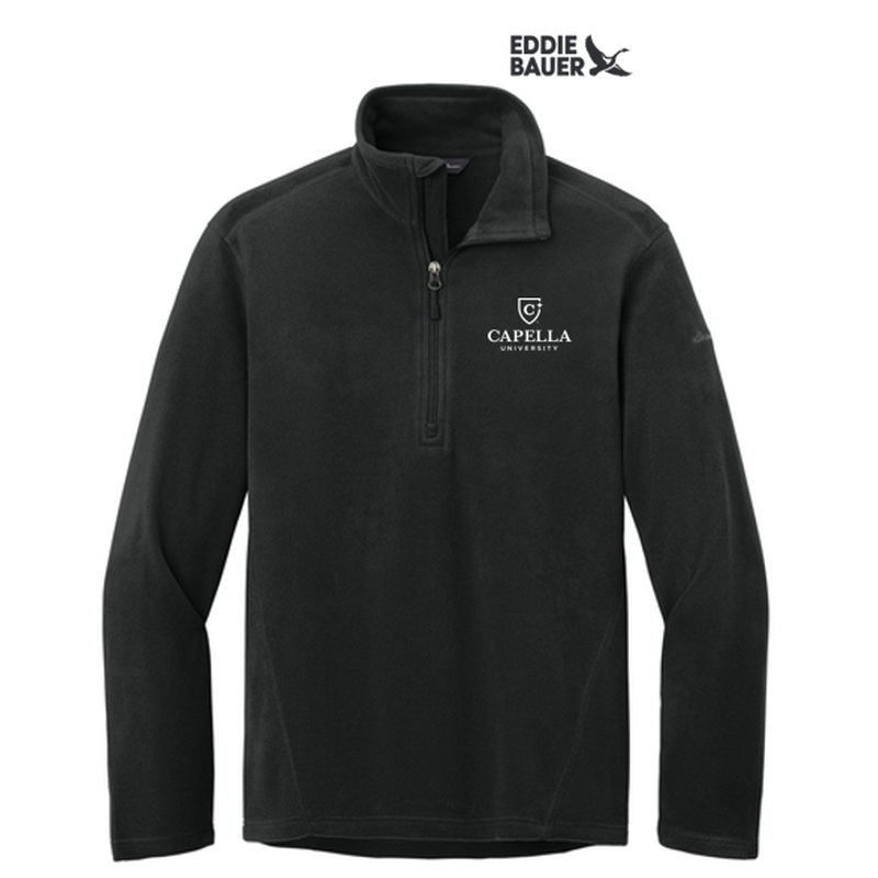 Eddie Bauer®1/2-Zip Microfleece Jacket - Black