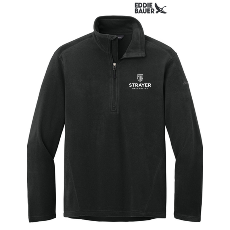 Eddie Bauer®1/2-Zip Microfleece Jacket - Black