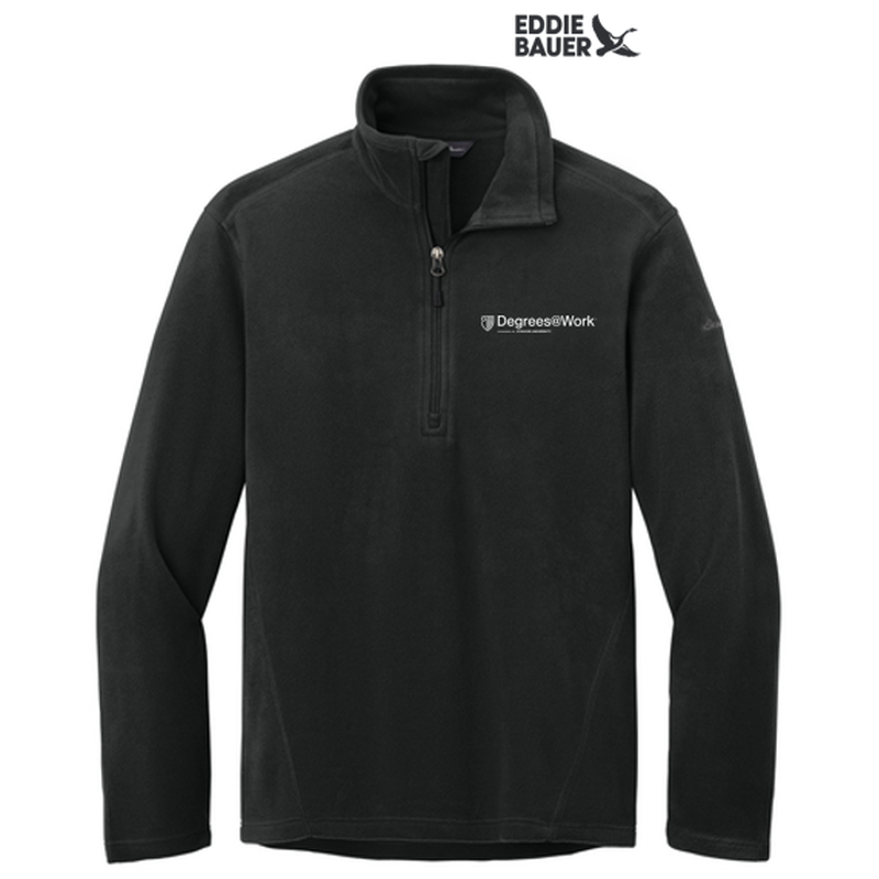 Eddie Bauer®1/2-Zip Microfleece Jacket - Black