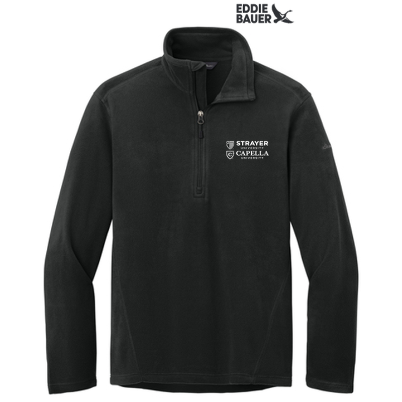 Eddie Bauer®1/2-Zip Microfleece Jacket - Black