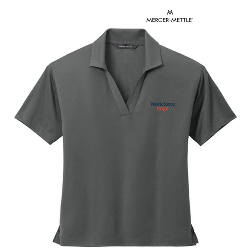 Mercer+Mettle™ Women’s Stretch Jersey Polo - Anchor Grey