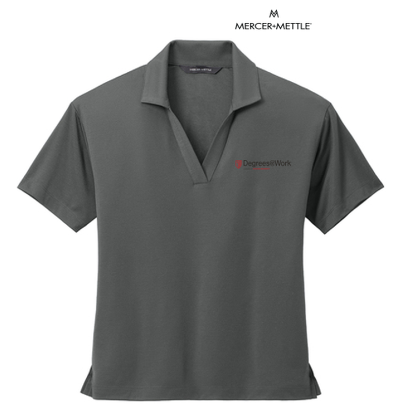 Mercer+Mettle™ Women’s Stretch Jersey Polo - Anchor Grey