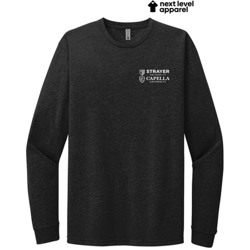 Next Level Apparel® Unisex CVC Long Sleeve Tee - Black