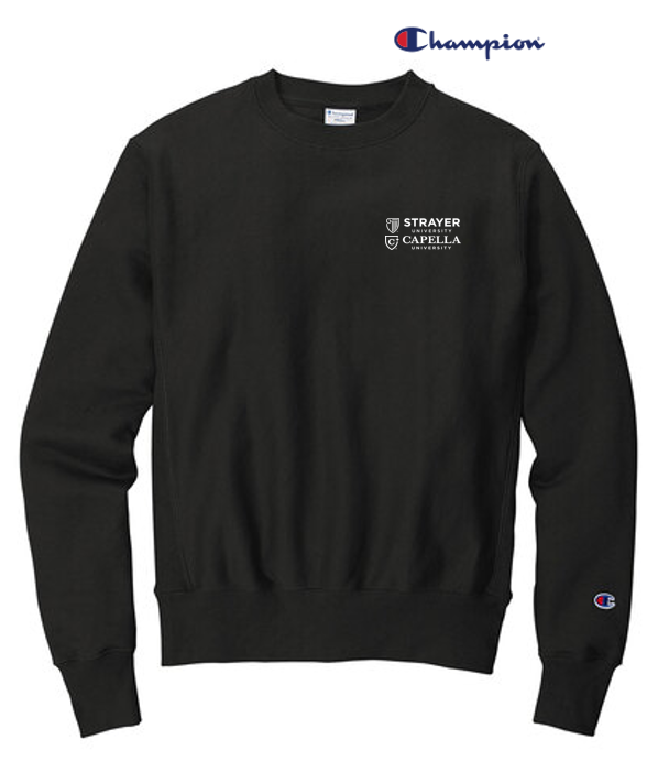 Champion ® Reverse Weave ® Crewneck Sweatshirt - BLACK
