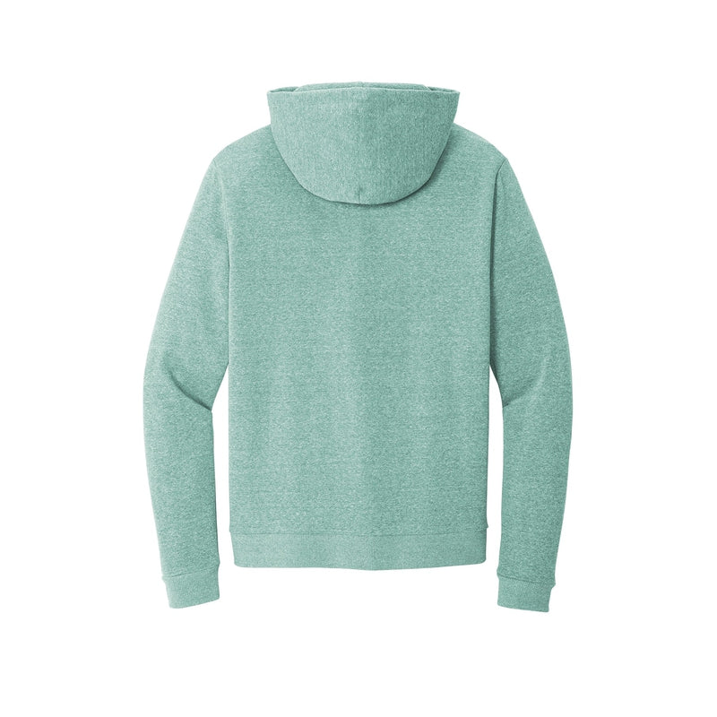 District® Perfect Tri® Fleece Pullover Hoodie - Heathered Eucalyptus Blue