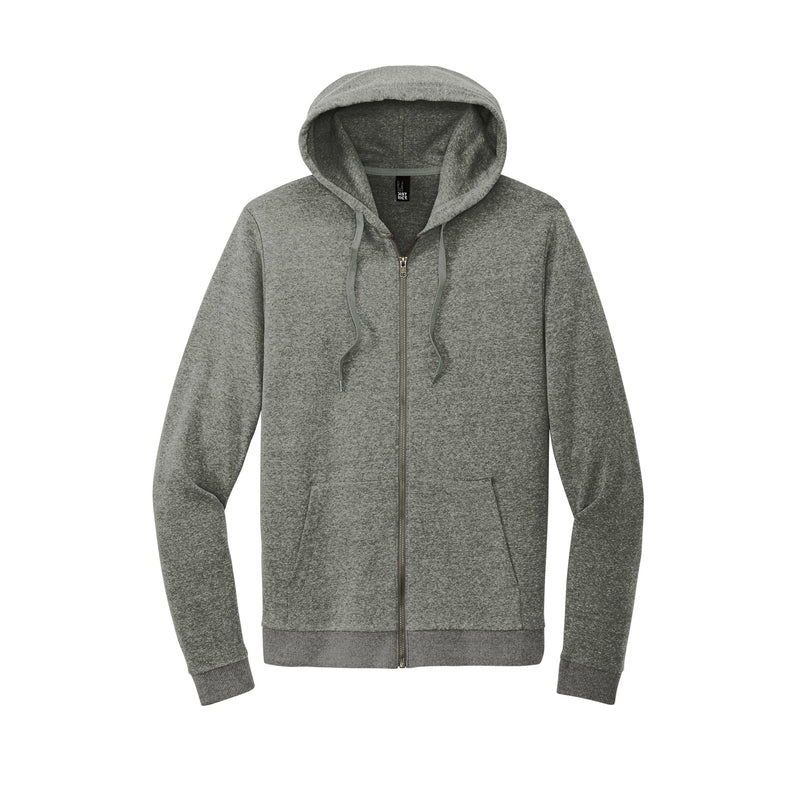 District® Perfect Tri® Fleece Full-Zip Hoodie - Heathered Charcoal