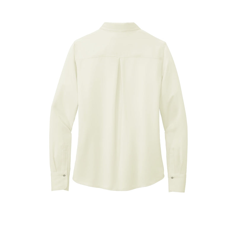 Brooks Brothers® Women’s Full-Button Satin Blouse - Off White
