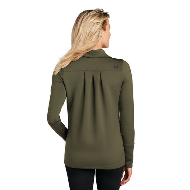 OGIO ® ENDURANCE Ladies Modern Performance Full-Zip - Deep Olive