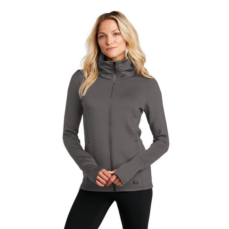 OGIO ® ENDURANCE Ladies Modern Performance Full-Zip - Tarmac Grey