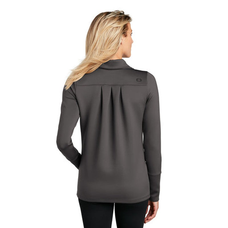 OGIO ® ENDURANCE Ladies Modern Performance Full-Zip - Tarmac Grey