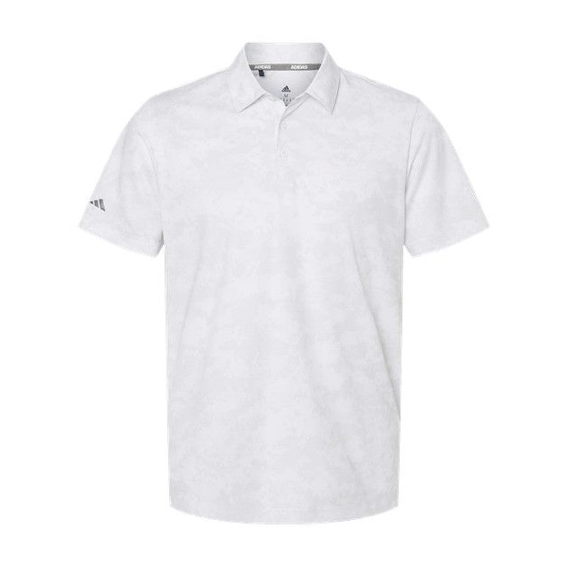 NEW Adidas Camo Polo - White