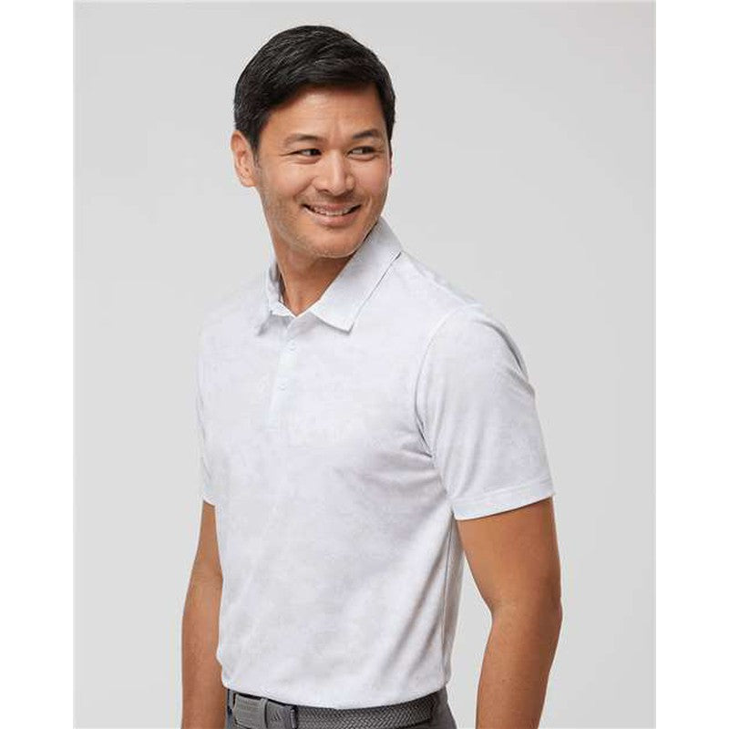 NEW Adidas Camo Polo - White