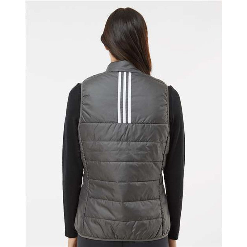 NEW Adidas Women's Puffer Vest - Grey Five