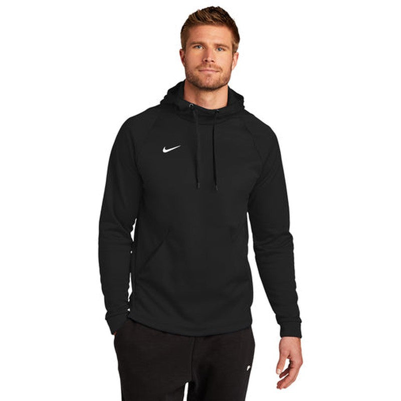 NEW Nike Therma-FIT Pullover Fleece Hoodie - Team Black