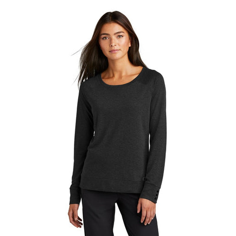 NEW OGIO® Ladies Command Long Sleeve Scoop Neck - Blacktop