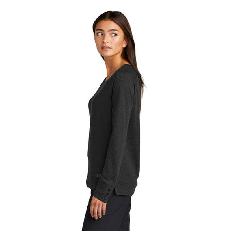 NEW OGIO® Ladies Command Long Sleeve Scoop Neck - Blacktop