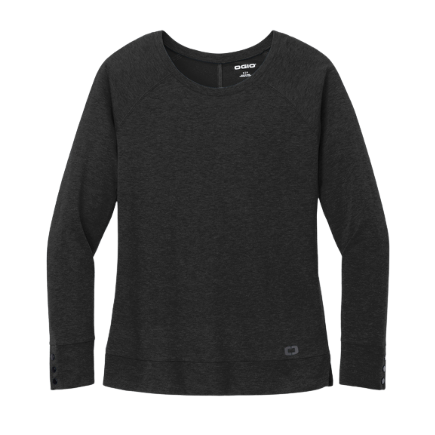 NEW OGIO® Ladies Command Long Sleeve Scoop Neck - Blacktop
