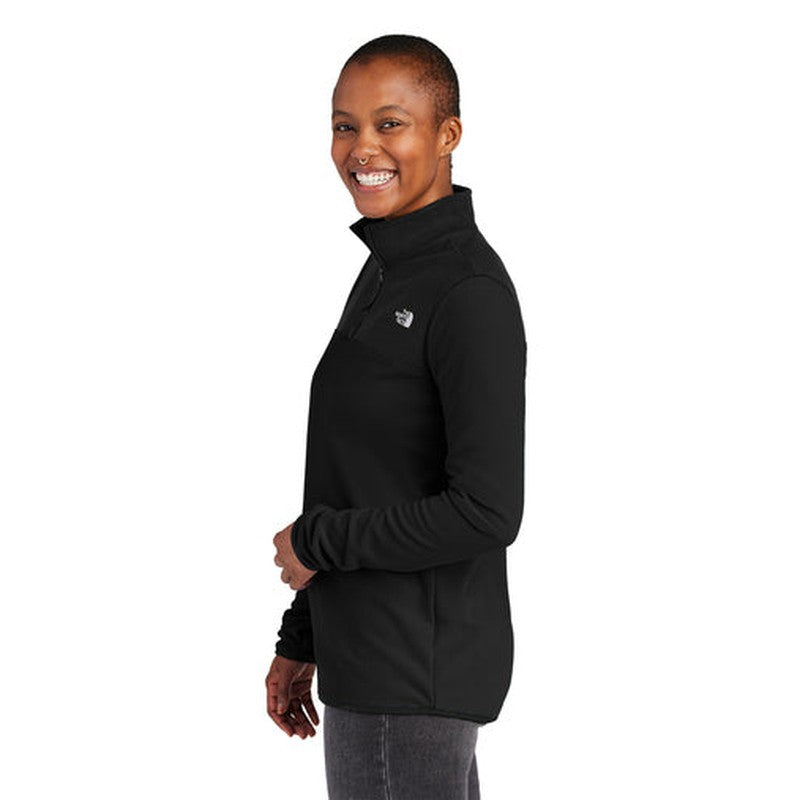 NEW The North Face® Ladies Glacier 1/4-Zip Fleece - TNF Black