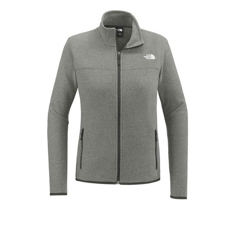 NEW The North Face® Ladies Glacier Full-Zip Fleece Jacket - TNF Medium Grey Heather