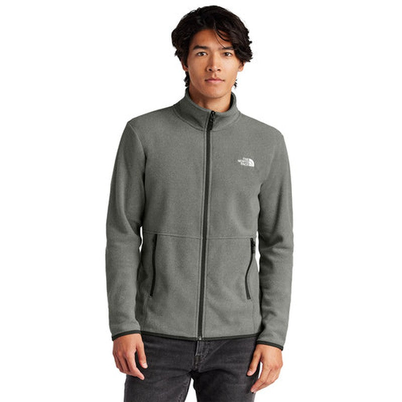 NEW The North Face® Glacier Full-Zip Fleece Jacket - TNF Medium Grey Heather