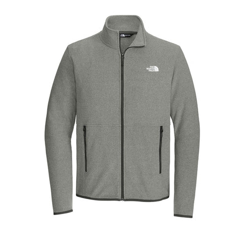 NEW The North Face® Glacier Full-Zip Fleece Jacket - TNF Medium Grey Heather