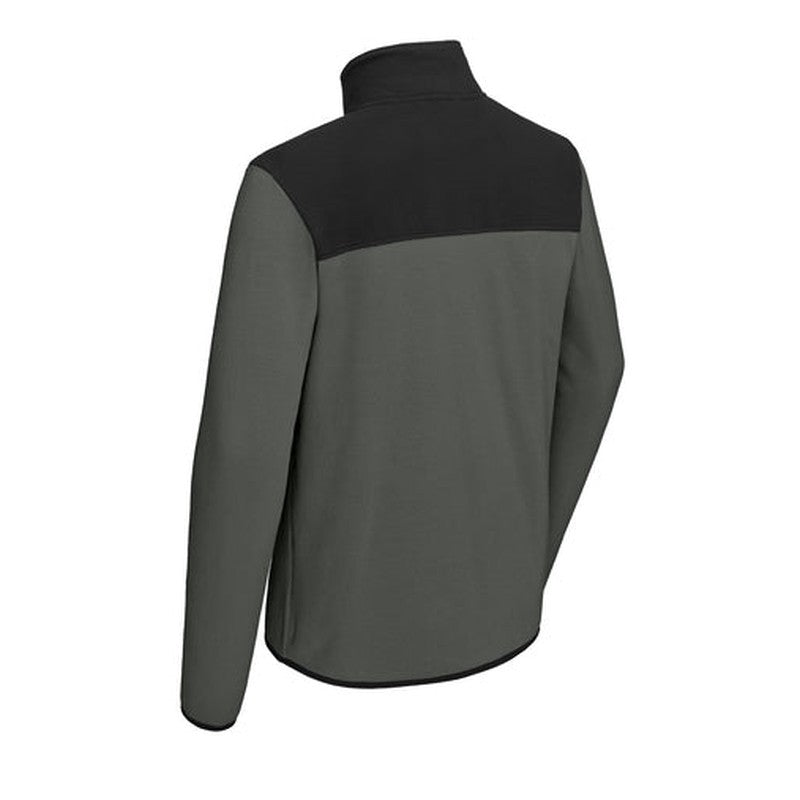 NEW The North Face® Glacier Full-Zip Fleece Jacket) - Asphalt Grey/TNF Black