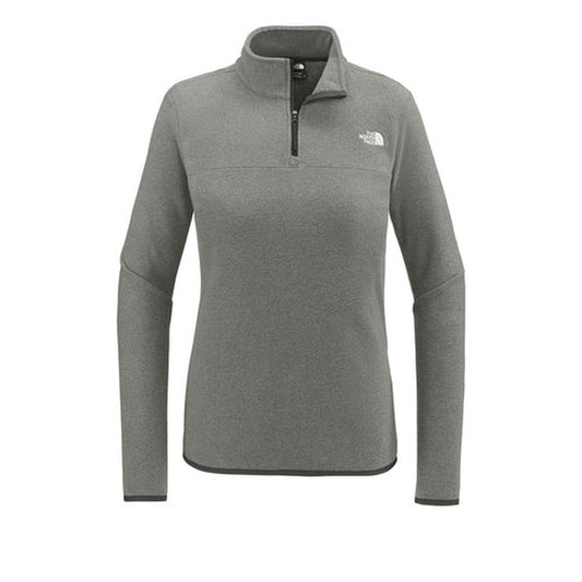 NEW The North Face® Ladies Glacier 1/4-Zip Fleece - TNF Medium Grey Heather