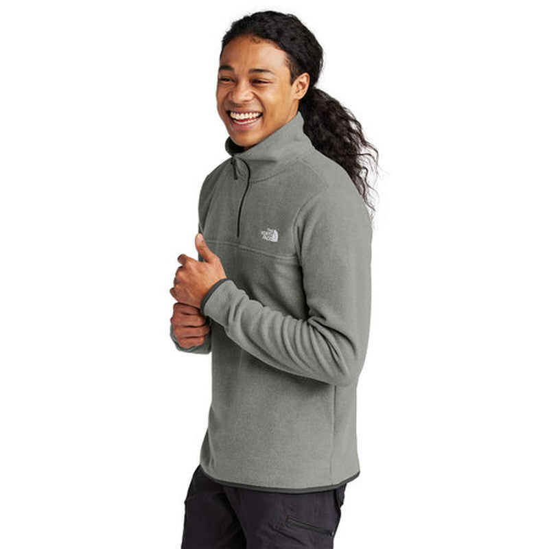 NEW The North Face® Glacier 1/4-Zip Fleece - TNF Medium Grey Heather