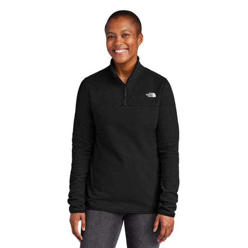 NEW The North Face® Ladies Glacier 1/4-Zip Fleece - TNF Black