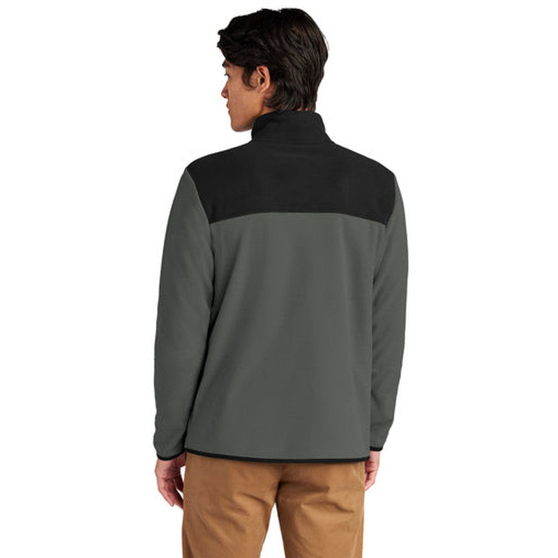 NEW The North Face® Glacier Full-Zip Fleece Jacket) - Asphalt Grey/TNF Black