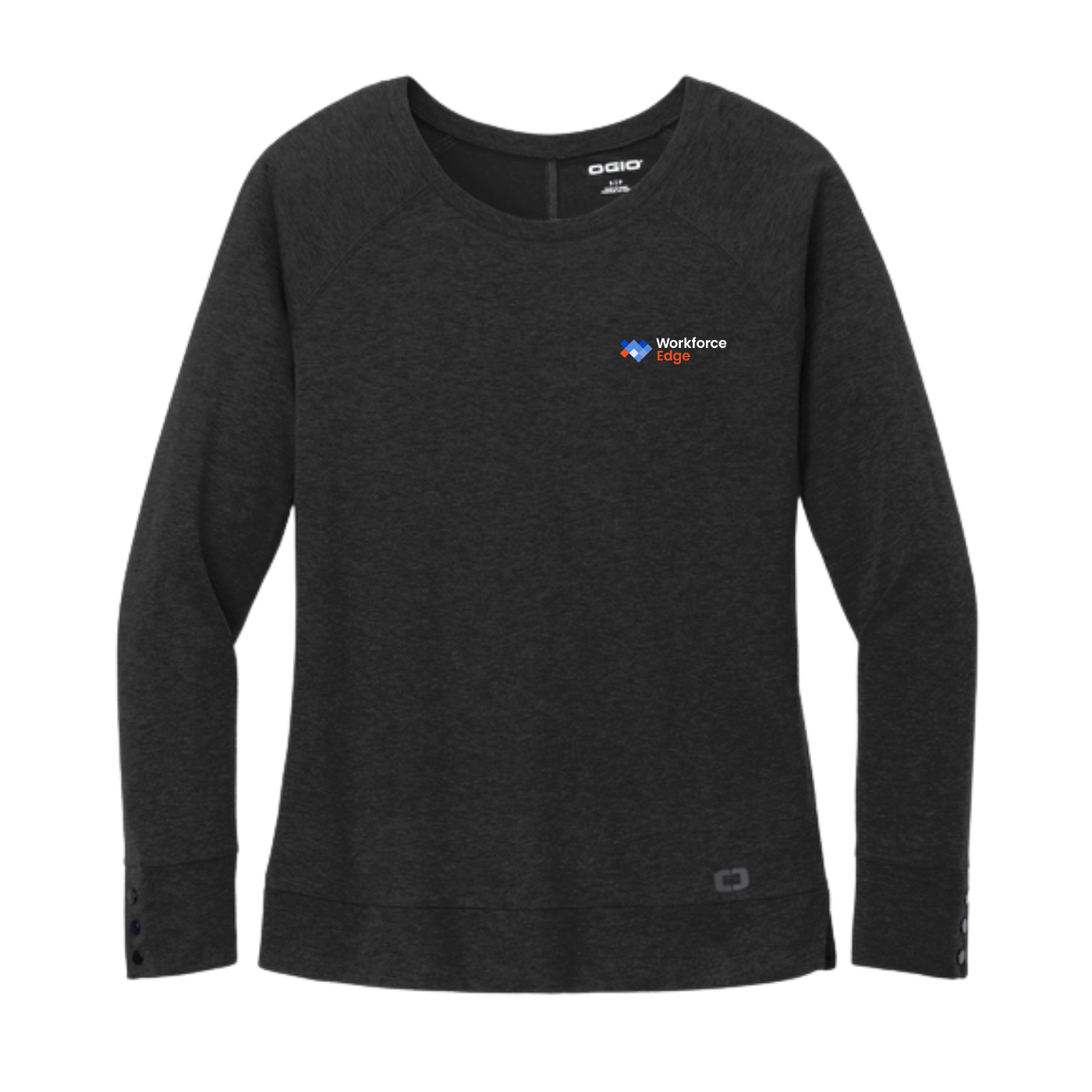 NEW OGIO® Ladies Command Long Sleeve Scoop Neck - Blacktop