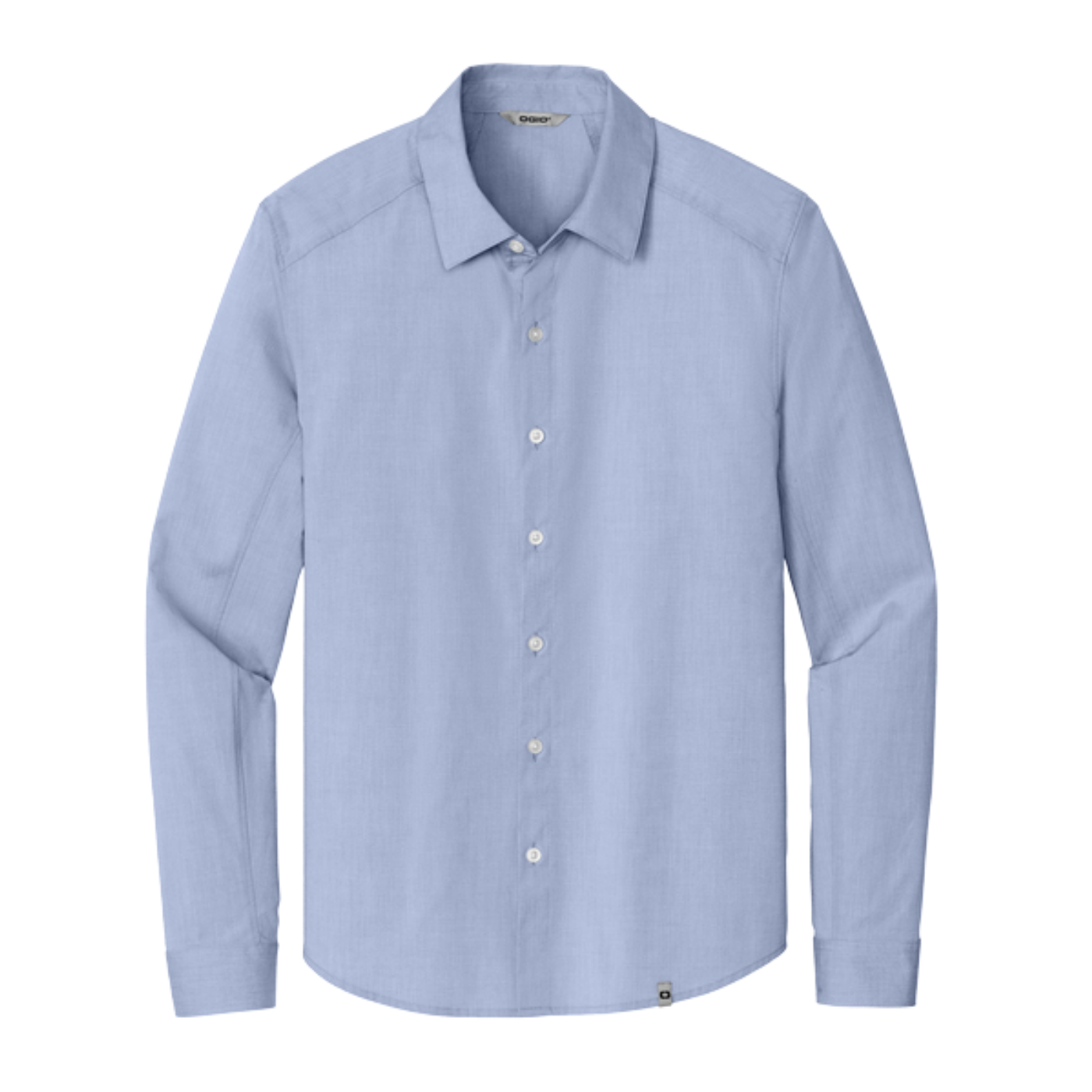 OGIO® Commuter Woven Shirt - Metal Blue Heather