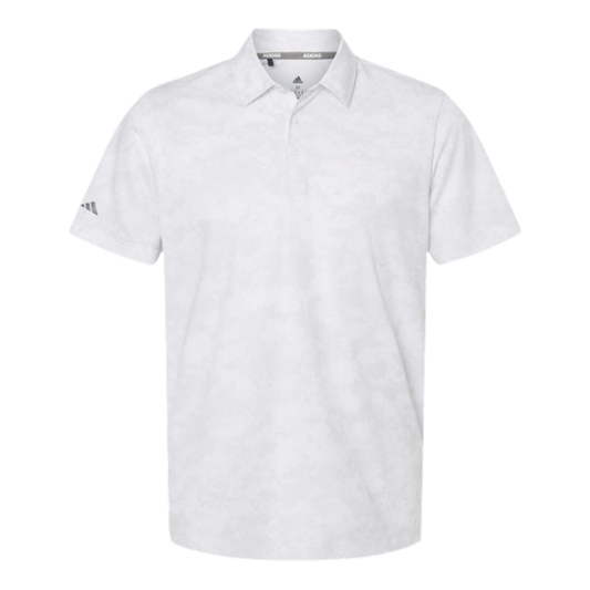 NEW Adidas Camo Polo - White