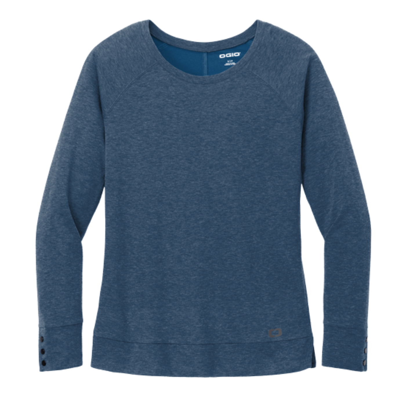 OGIO® Ladies Command Long Sleeve Scoop Neck - Spar Blue