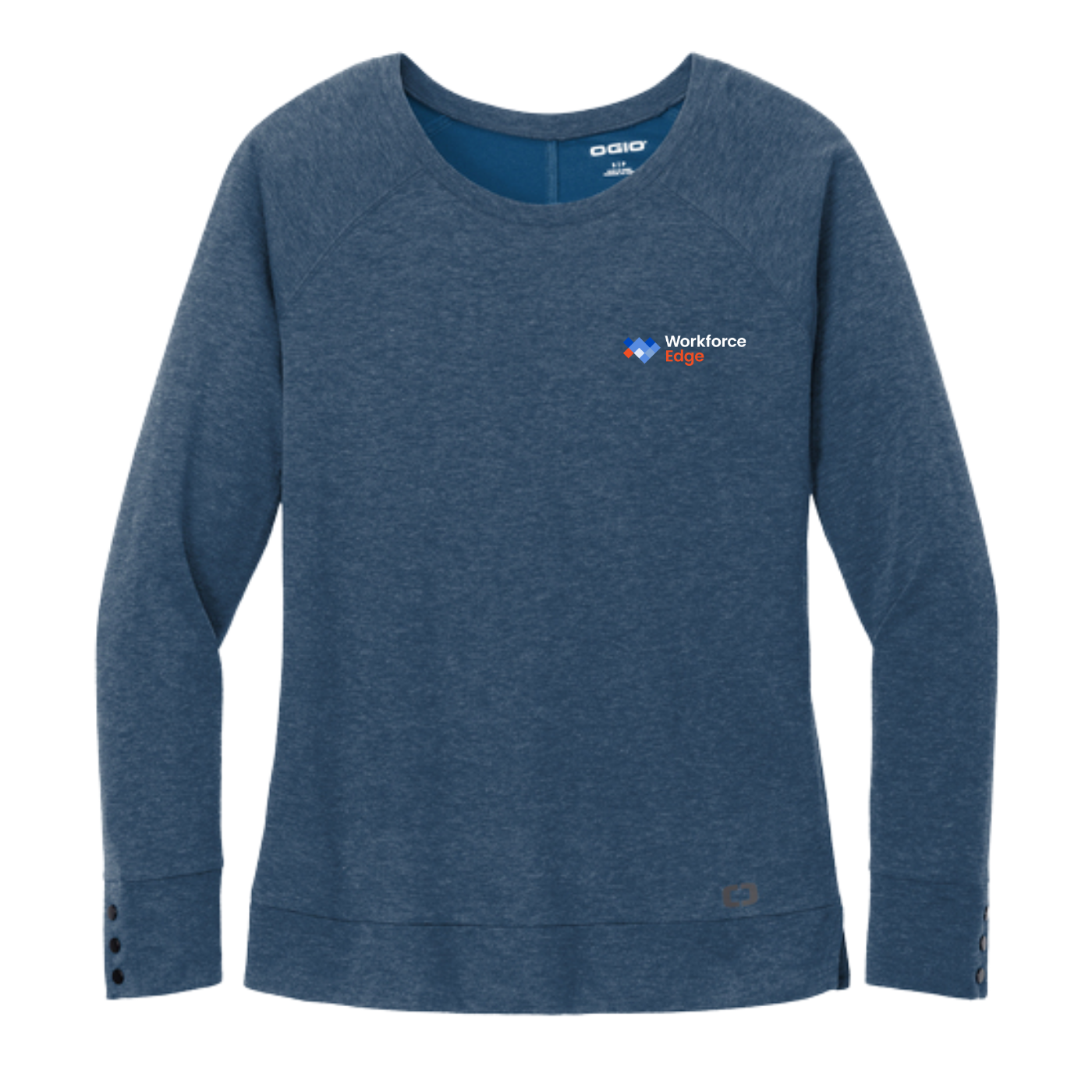 OGIO® Ladies Command Long Sleeve Scoop Neck - Spar Blue