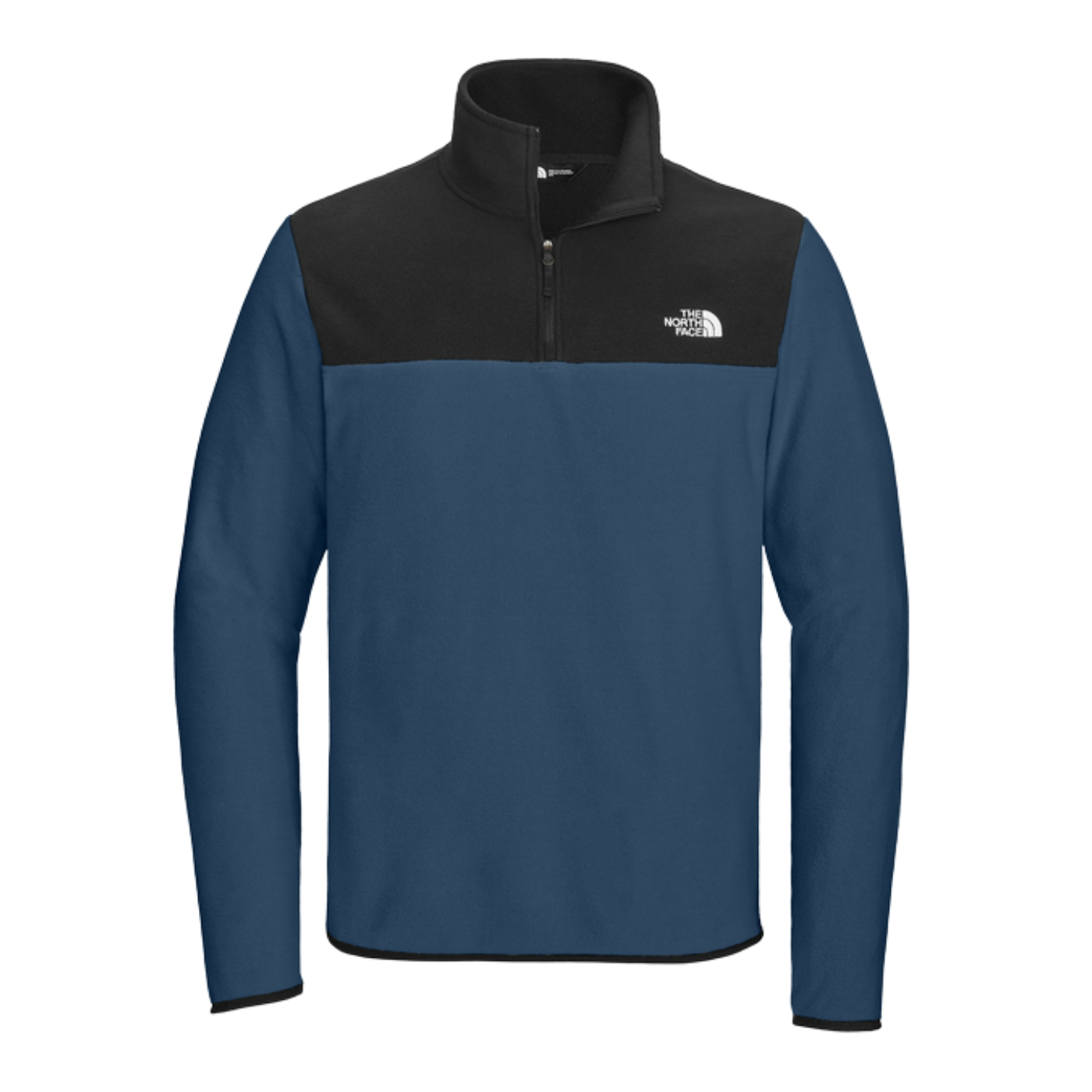 NEW The North Face® Glacier 1/4-Zip Fleece - Shady Blue/TNF Black