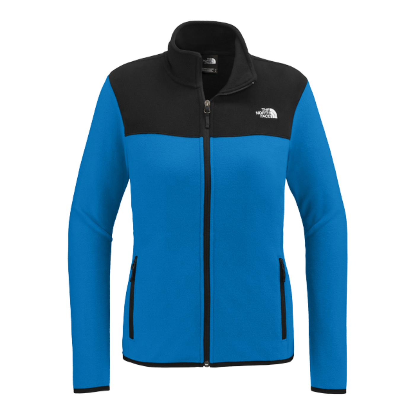 NEW The North Face® Ladies Glacier 1/4-Zip Fleece - Hero Blue/TNF Black