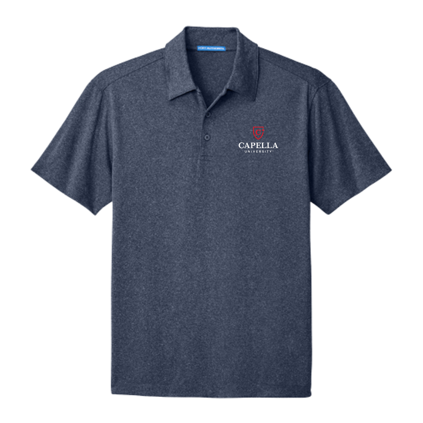 Port Authority® Trace Heather Polo - True Navy Heather