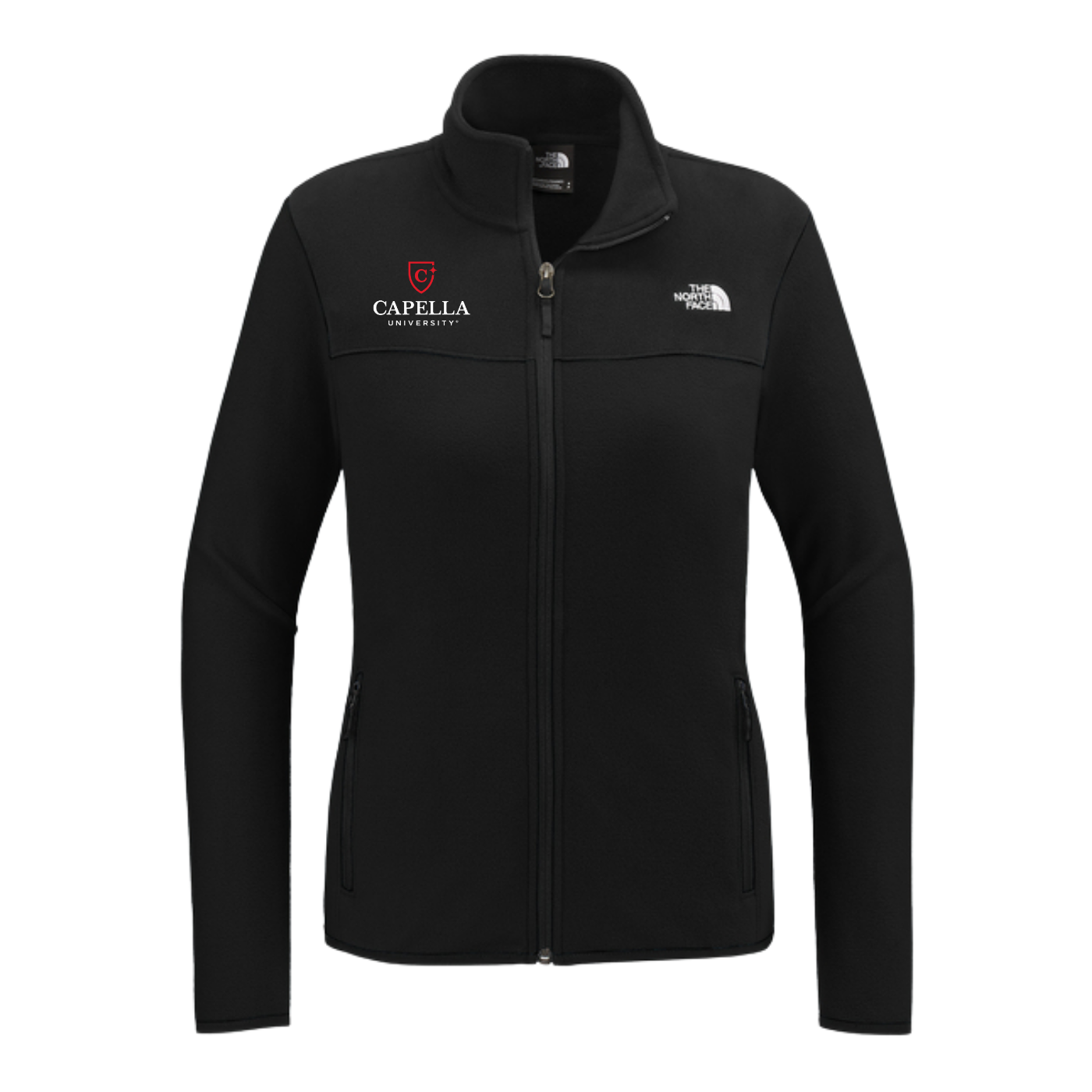 NEW The North Face® Ladies Glacier Full-Zip Fleece Jacket - TNF Black