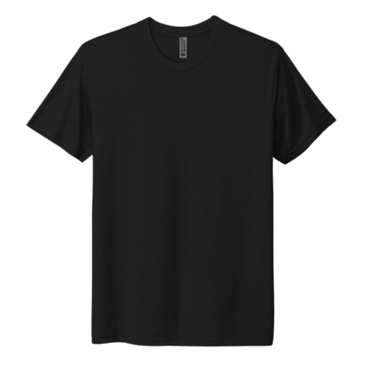Next Level Apparel® Unisex Tri-Blend Tee - Solid Black